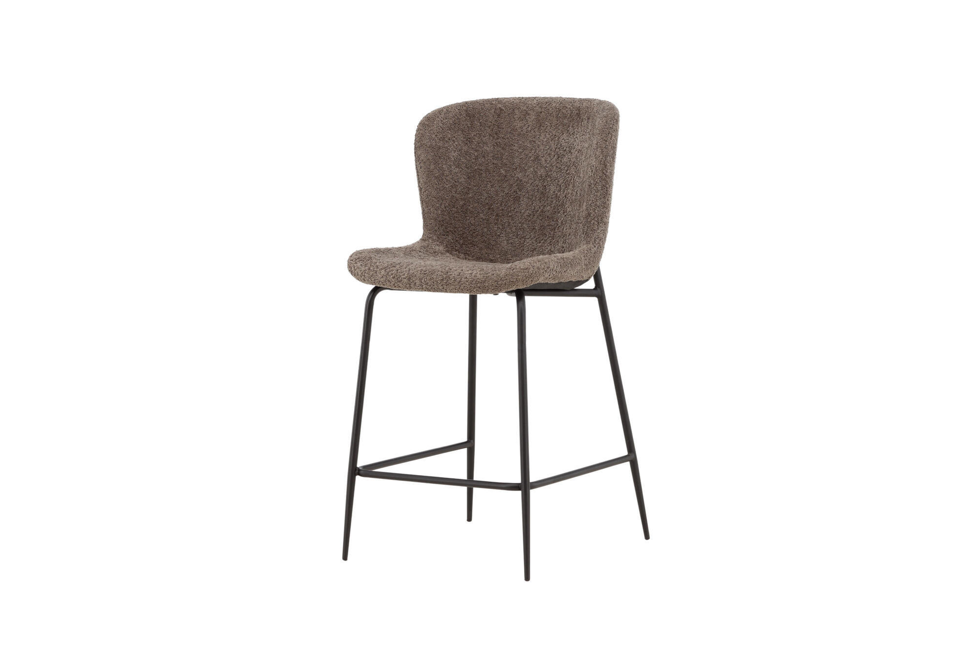 BARHOCKER MODESTO Braun 48x51x98 cm - Braun, Textil (48/98/51cm) - FURNLUX
