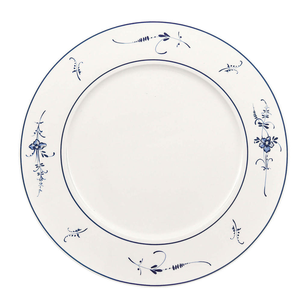 PLATZTELLER Vieux Luxembourg weiß-blau ø 30,5 cm - Blau/Weiß, Keramik (30.5cm) - Villeroy & Boch