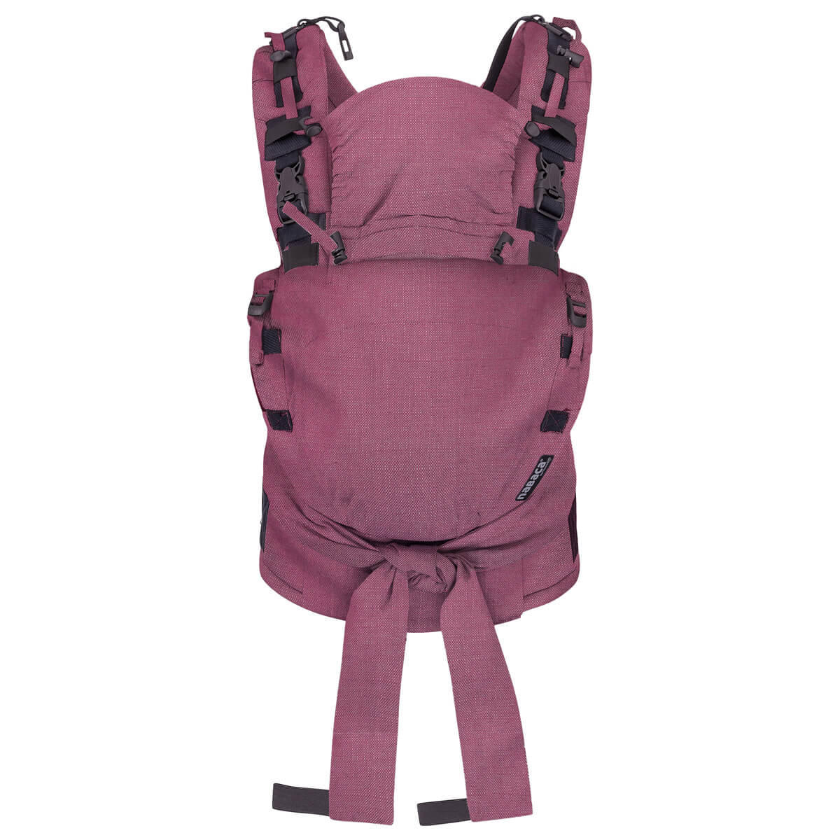 BABYTRAGE Nabaca Basic-Set - Brombeere, Textil (26.5/7.2/38.5cm) - Hoppediz