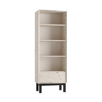REGÁL NA KNIHY Country Bielené drevo - biela, drevo (64/180/40cm) - Petits-meubles