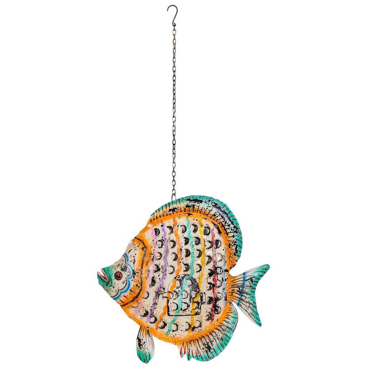 DEKORATIONSSTÜCK aus Metall, 58x15x61cm - Multicolor, Metall (58/61/15cm) - Wanderlust