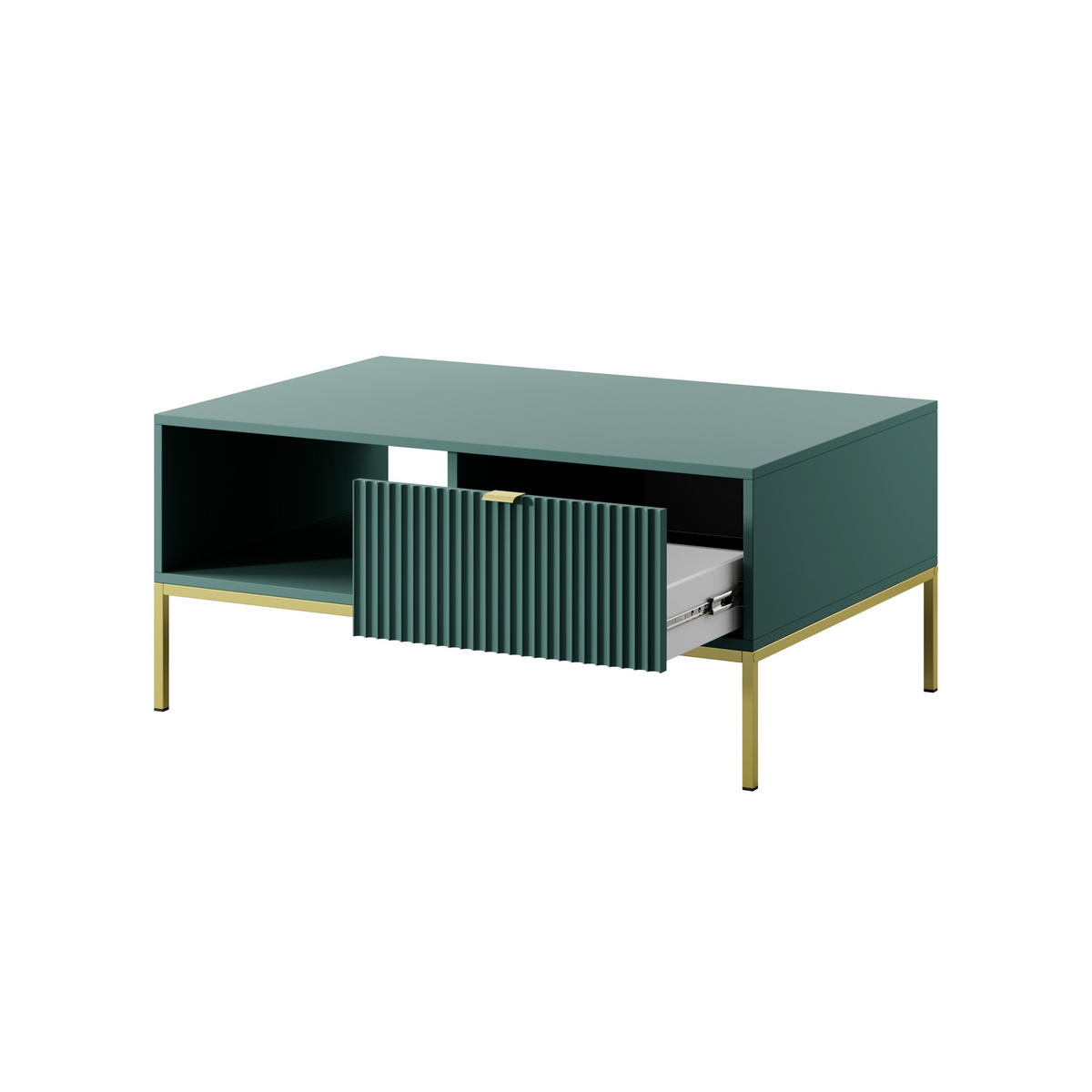 COUCHTISCH STELLARE 104/46/68 cm Hellgrün - Hellgrün, Holzwerkstoff (68/104/46cm) - MASSENO