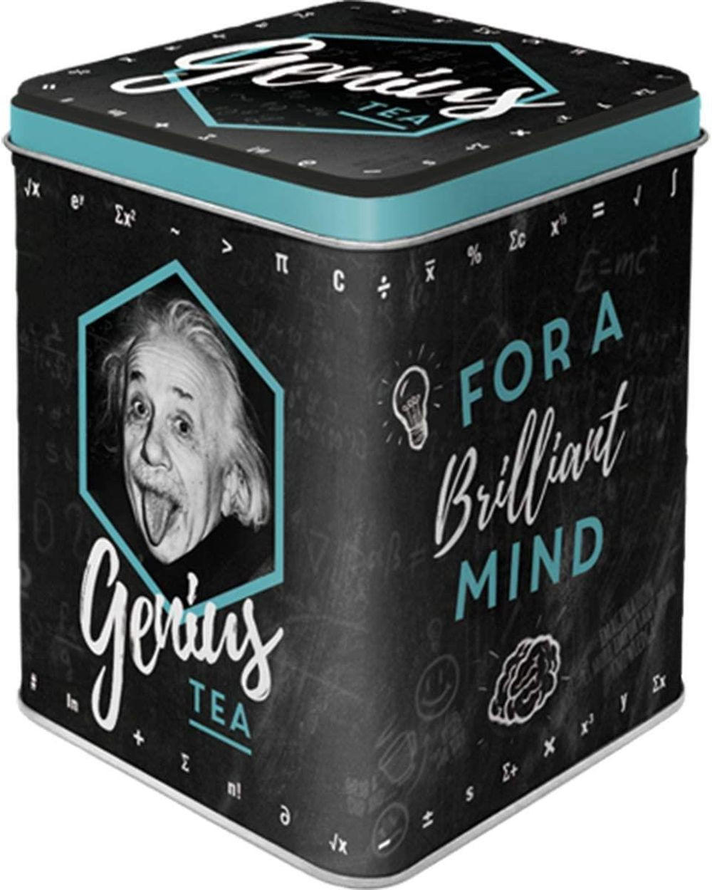 TEEDOSE Celebrities Einstein Genius Tea - Multicolor, Metall (1/9.5cm) - Nostalgic-Art