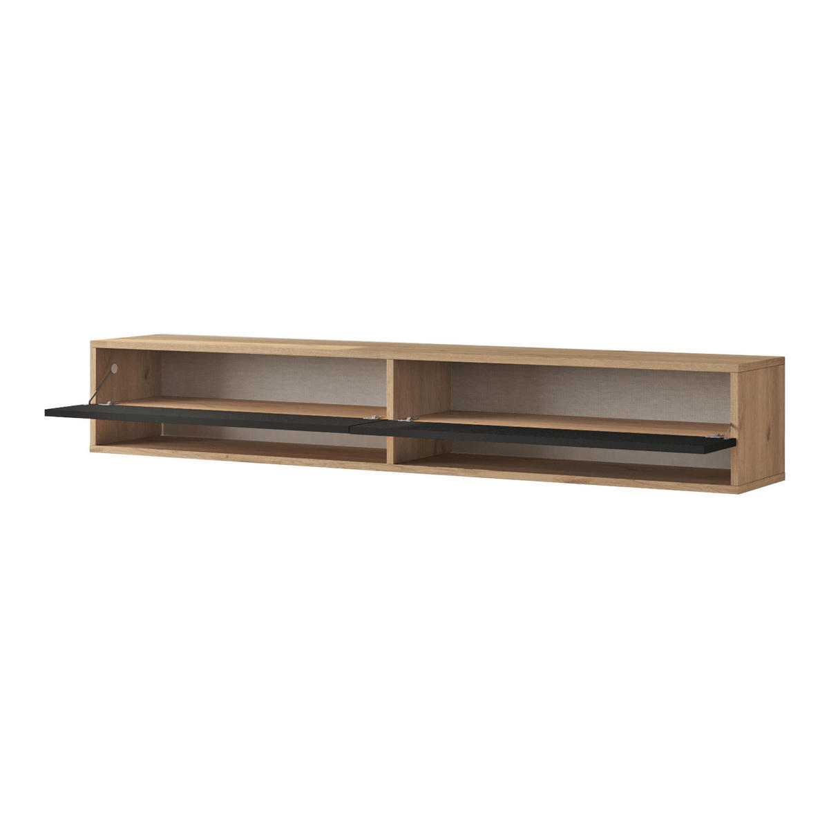 TV-ELEMENT Laitila - Eichefarben, Holzwerkstoff (180/29.5/31.5cm) - [en.casa]
