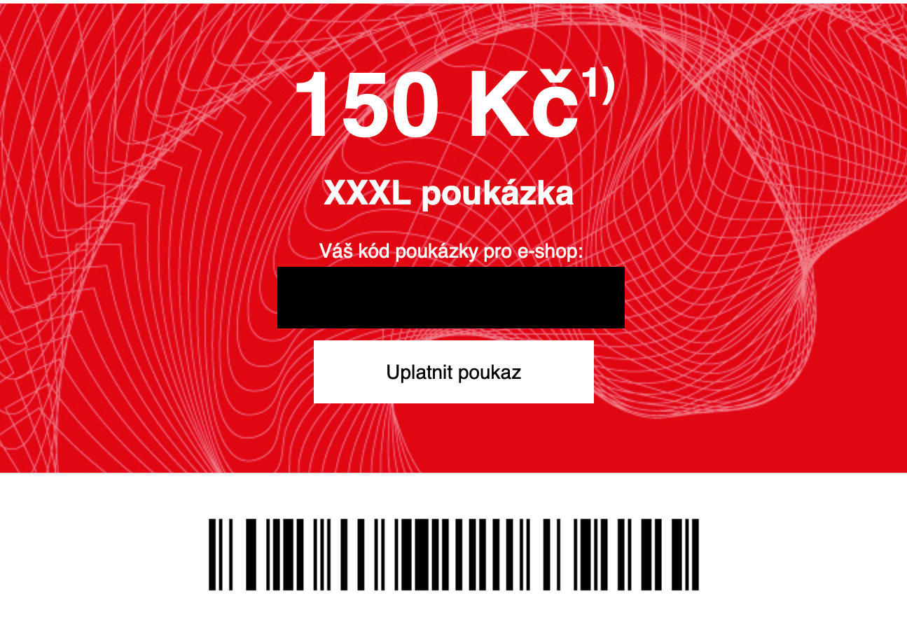 Uplatnění poukazu na e-shopu XXXLutz