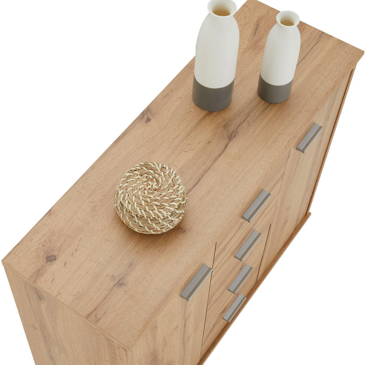 SIDEBOARD JAMIE - Eiche Wotan, Holzwerkstoff (88/70/30cm) - CARO-Möbel