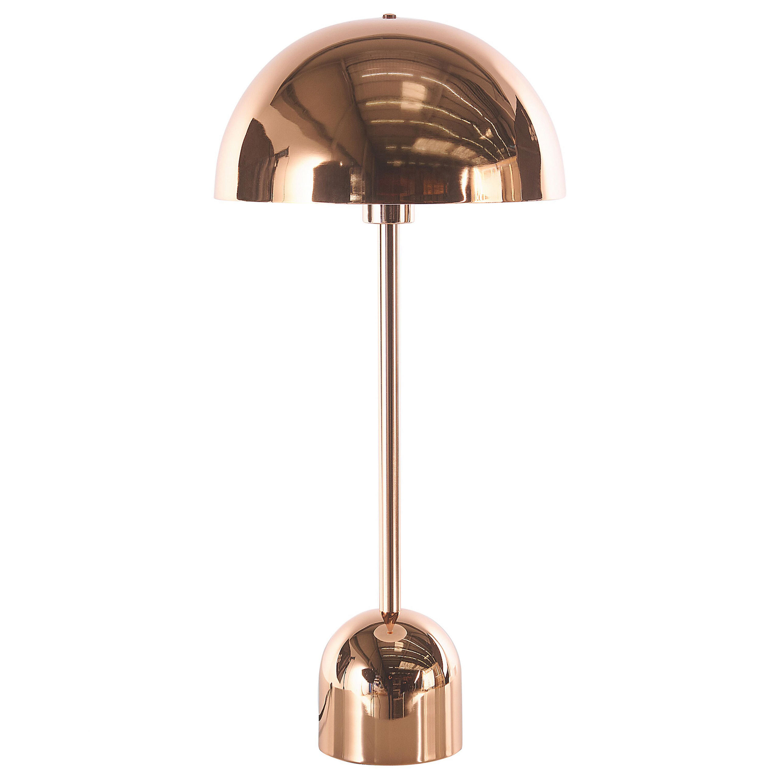 TISCHLAMPE Macasia 30/30/64 cm - Kupferfarben, Metall (30/30/64cm) - Beliani