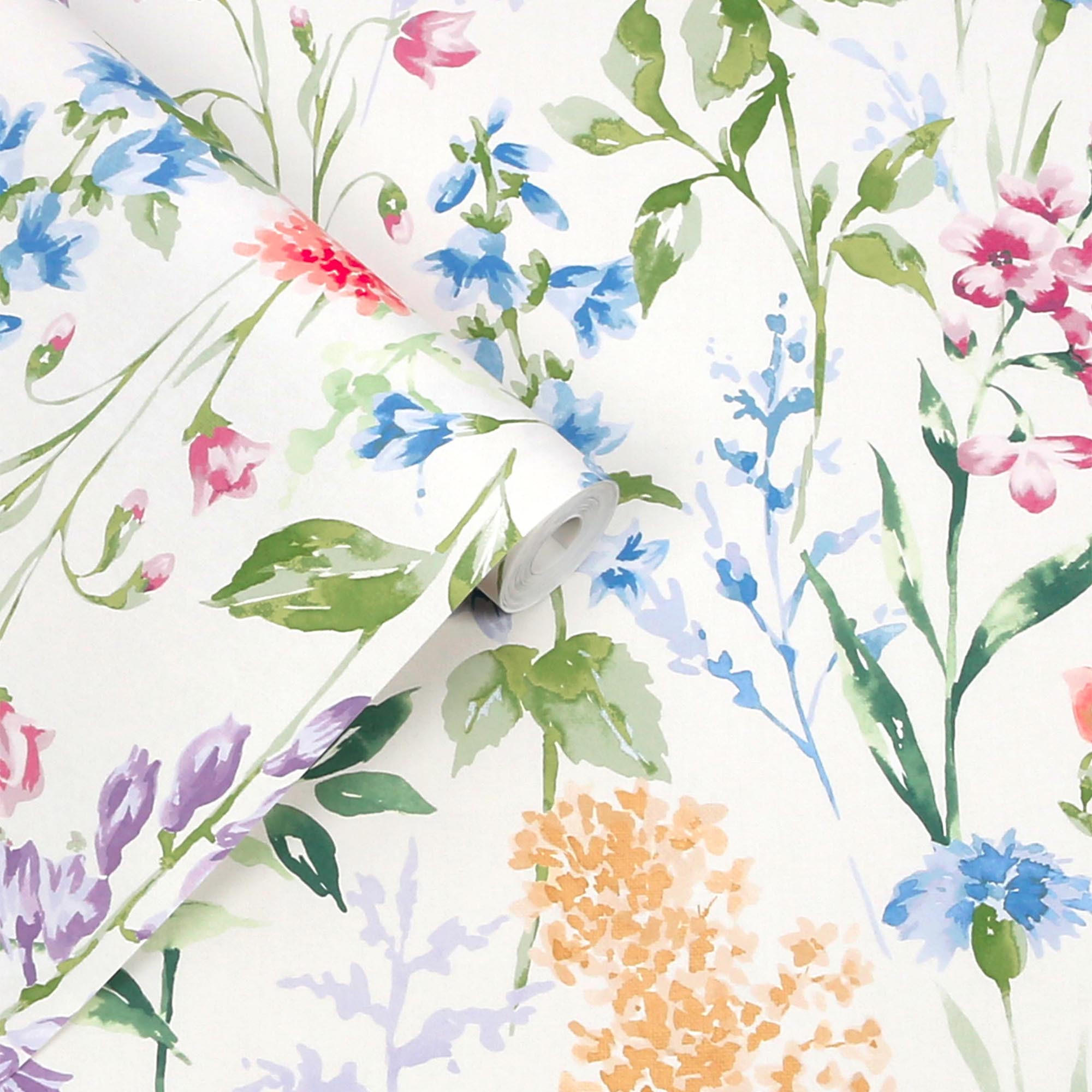 VLIESTAPETE Elston Garden - Multicolor, Papier/Kunststoff (52/1000cm) - LAURA ASHLEY