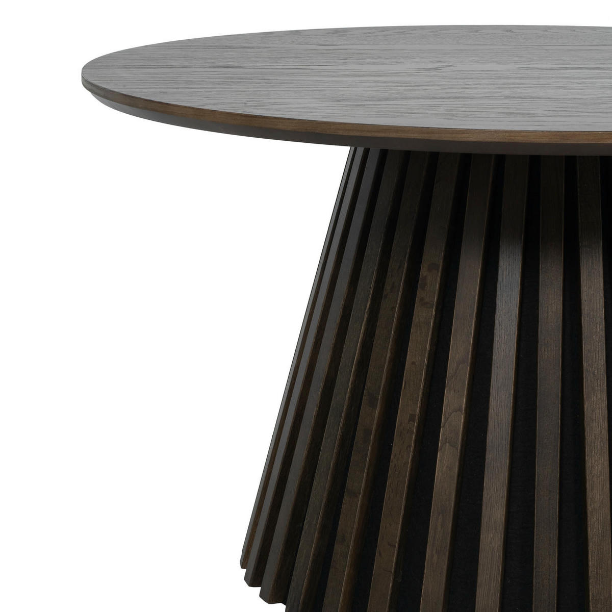 COUCHTISCH rund Räuchereiche 80/80/45 cm - Braun, Holzwerkstoff (80/80/45cm) - Furnhouse