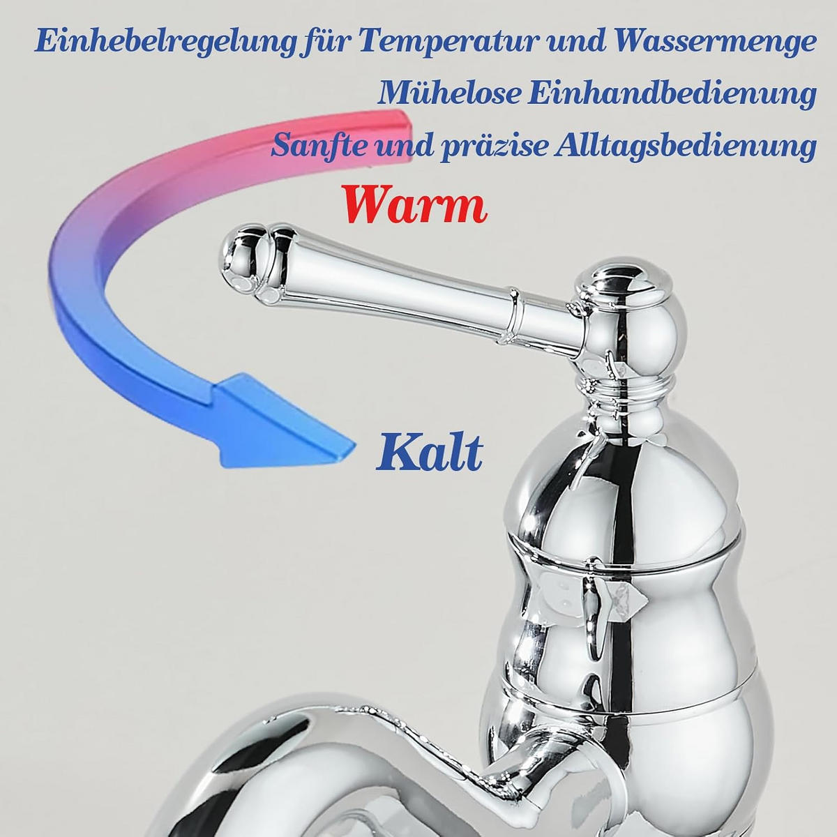 BADEZIMMERARMATUR, 32 x 20 cm, silber - Silberfarben, Metall (30/10/20cm) - Vallsero