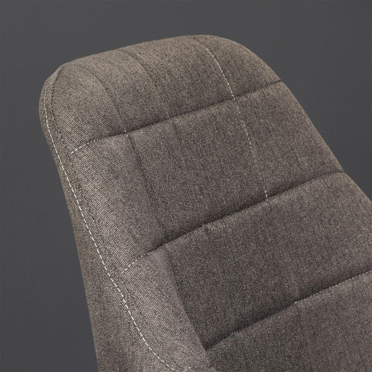 DREHSTUHL YANKEE - Dunkelgrau, Textil (65/92/60cm) - IDIMEX