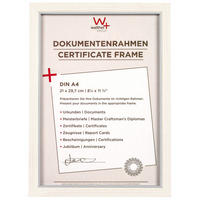 BILDERRAHMEN Hygge Holzrahmen 21x29,7 cm WEISS - Weiß, Holzwerkstoff (23.1/31.8/1.6cm) - walther design