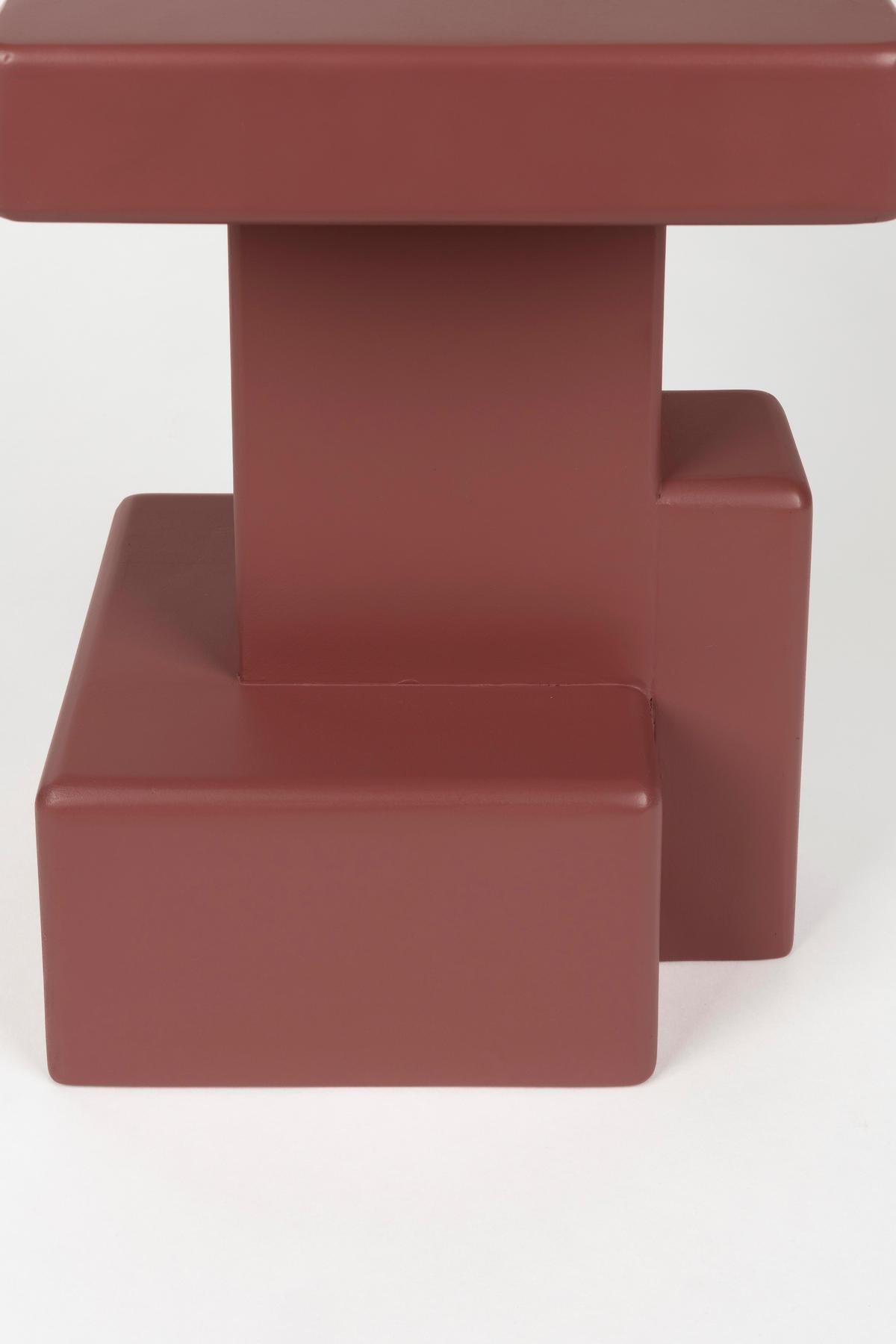 BEISTELLTISCH Blast - Rot - 35/35/50 cm - Rot, Holz (35/35/50cm)