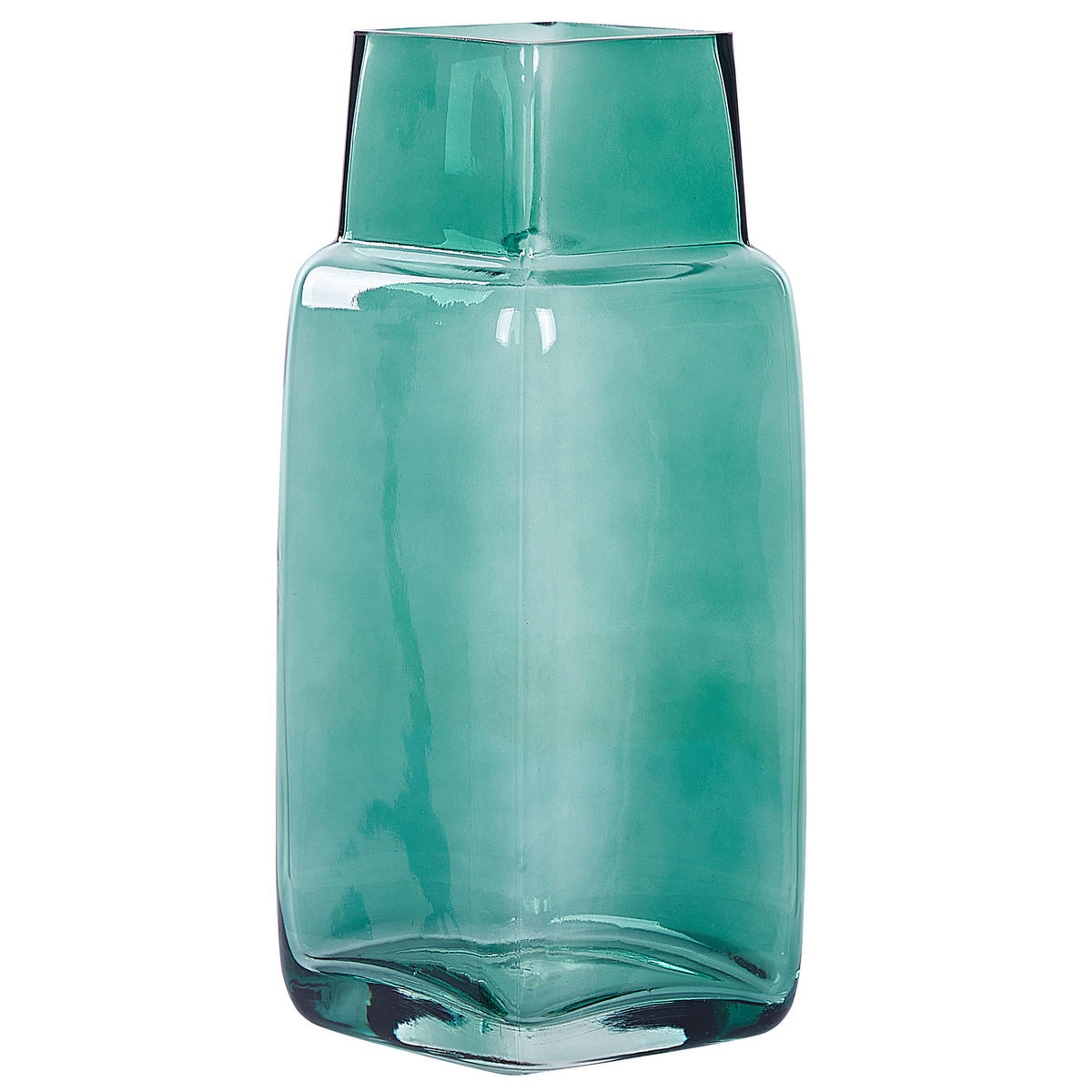 BLUMENVASE Glas grün Merbaka - Grün, Glas (26cm) - Beliani