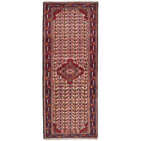 ORIENTTEPPICH handgeknüpft Assadabad Beige, Rot 199/80 cm Schurwolle - Beige/Rot, Textil (80/199cm) - Looma