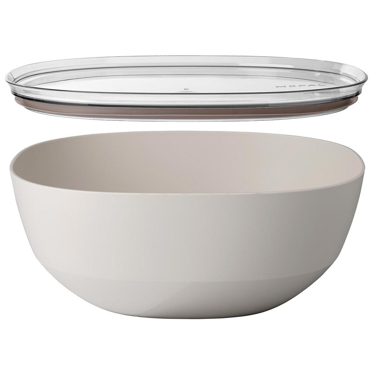 SERVIERSCHALE MIT DECKEL Silueta Nordic White 5000 ml - Weiß, Kunststoff (30.1cm) - Mepal