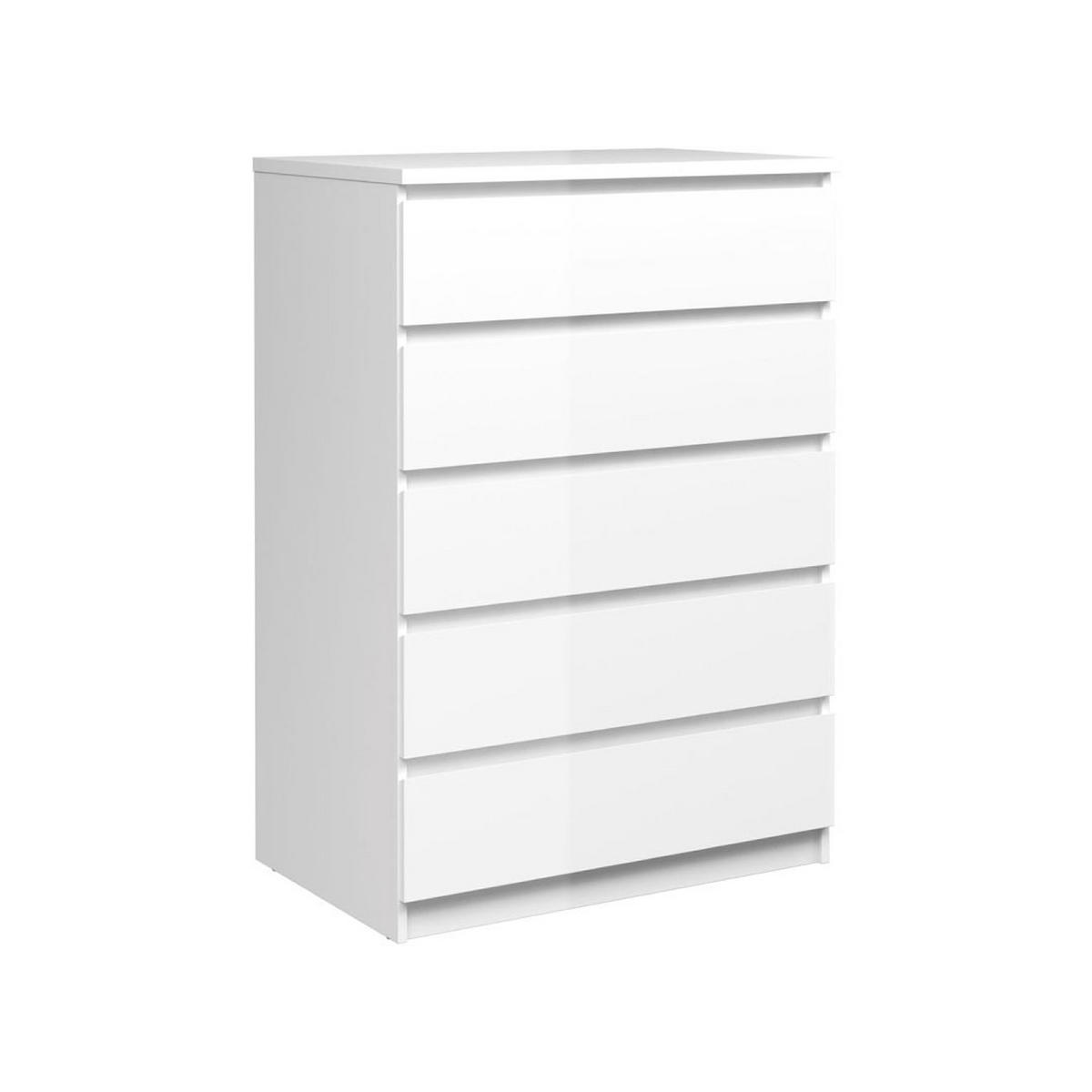 KOMMODE Weiß - Weiß, Holzwerkstoff (77/111/50cm) - ebuy24