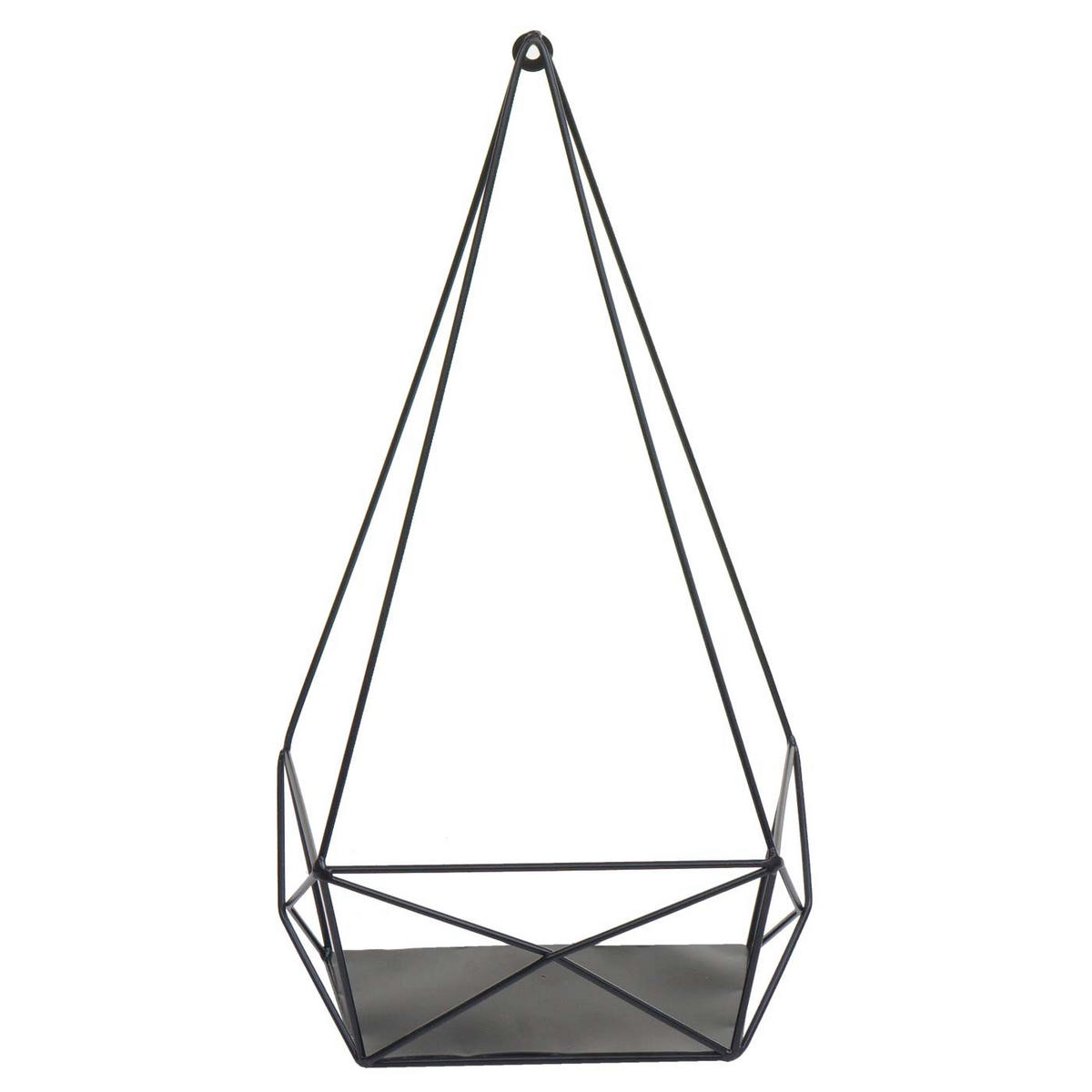 WANDREGAL Schwarz - Schwarz, Metall (23/44/11cm) - MCW