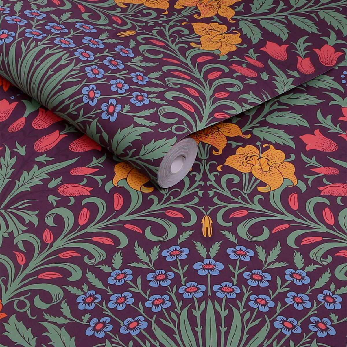 TAPETE Garten - Lila, Papier/Kunststoff (52/1000cm) - Graham & Brown