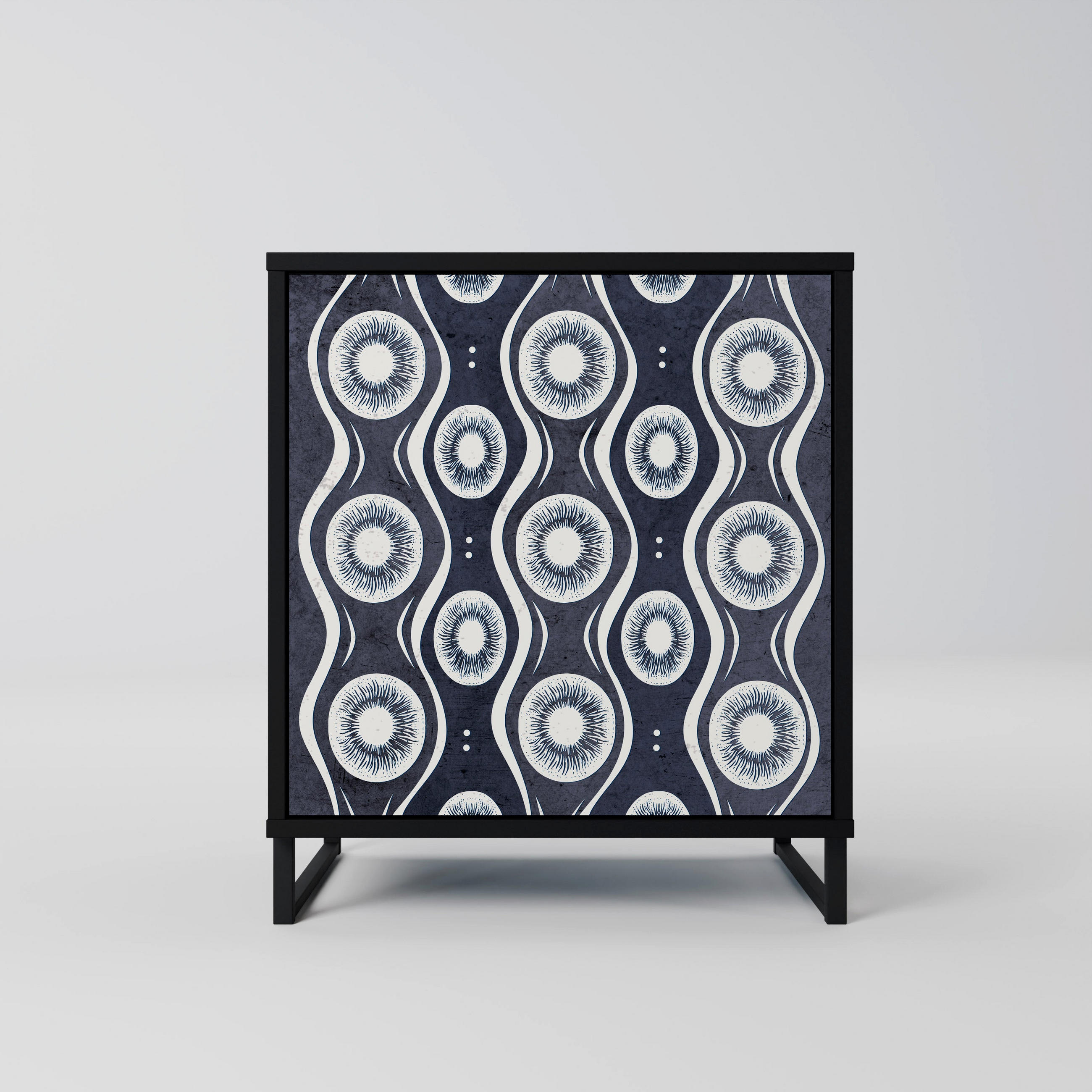 SpaceRebels Sideboard Schwarz 57.5x67.5x42 cm