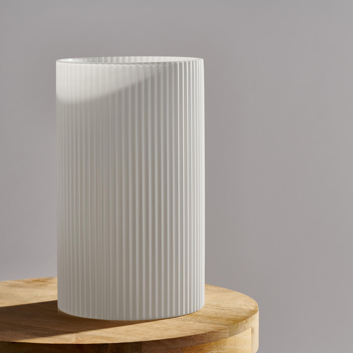 VASE Veer - Weiß, Glas (25cm) - home&you