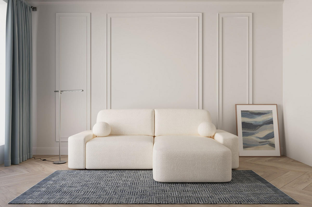 ECKSOFA - Universale Ecksofa Lisbon - Creme (Anthology 20) - Creme, Holzwerkstoff (270/180cm) - Möblo