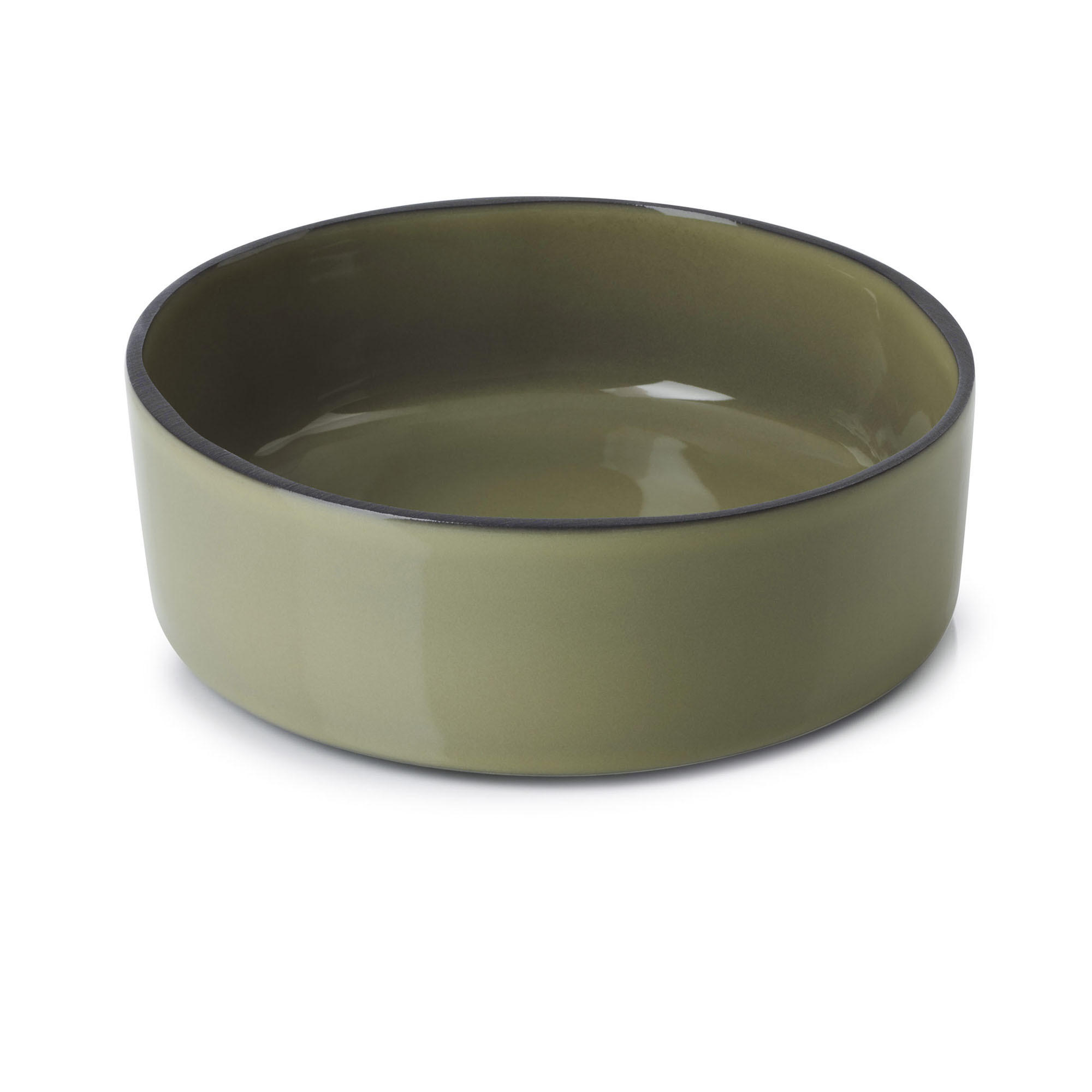 SCHALE / TELLER CARACTERE 14 cm Kardamom - Dunkelgrün, Keramik (14cm) - Revol Porcelaine France