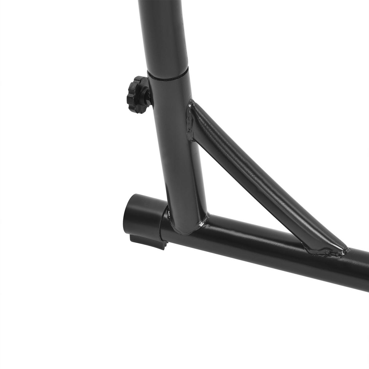 HÄNGESESSELGESTELL - Schwarz, Metall (110/110/205cm) - casa.pro