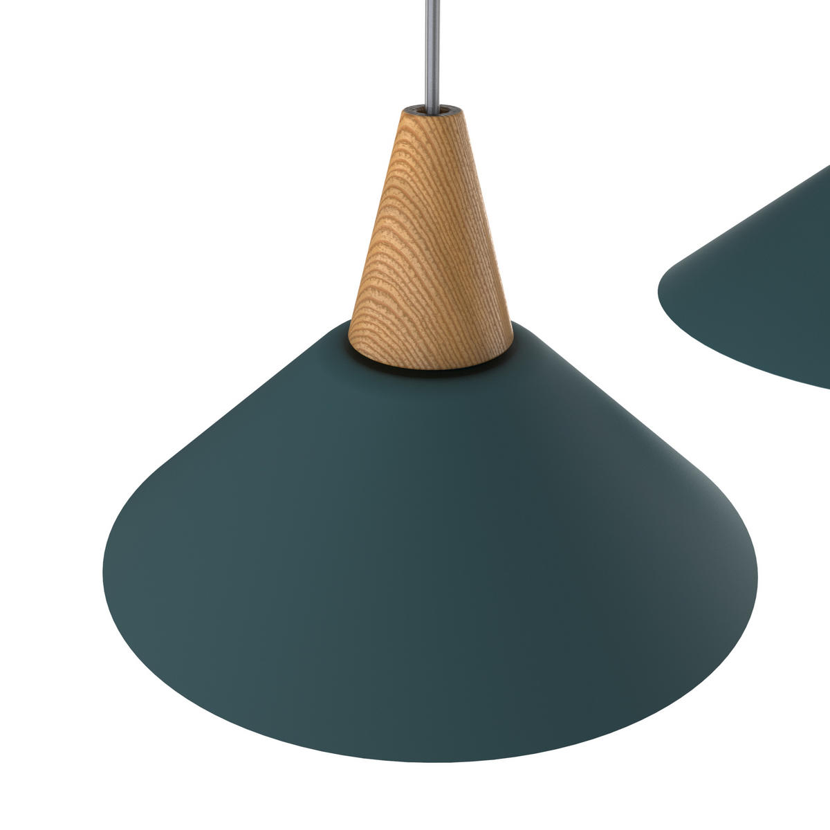 HÄNGELEUCHTE Funnel Linear - Blau, Metall (25/100/16cm) - Lumicom