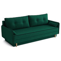 SOFA Flaschengrün ANKA Mit Dünnen Armlehnen - Grün, Textil (211/86/94cm) - Sepro Meble
