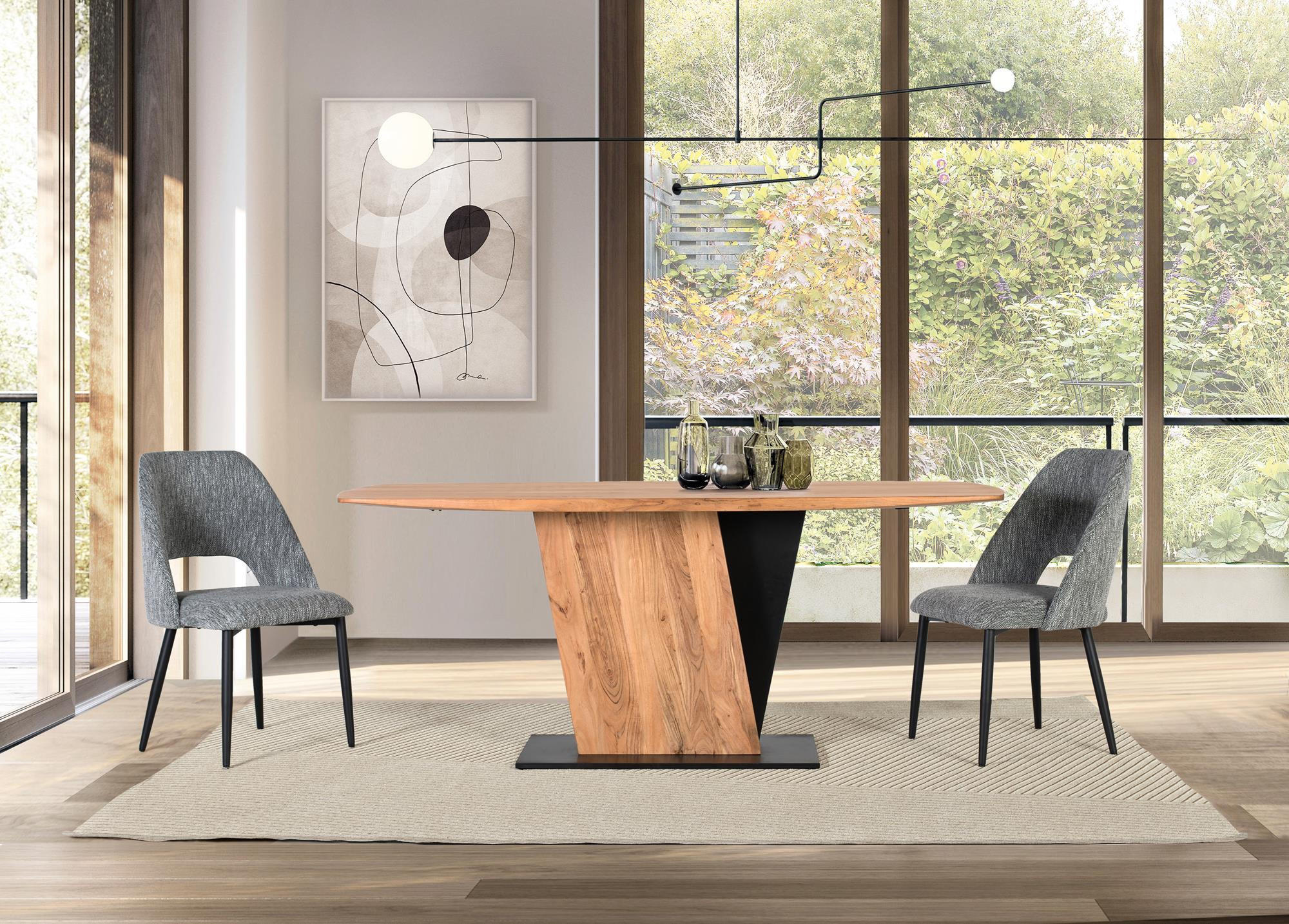 ESSTISCH aus Akazienholz - Braun, Holz (240/100/76cm) - Giner y Colomer