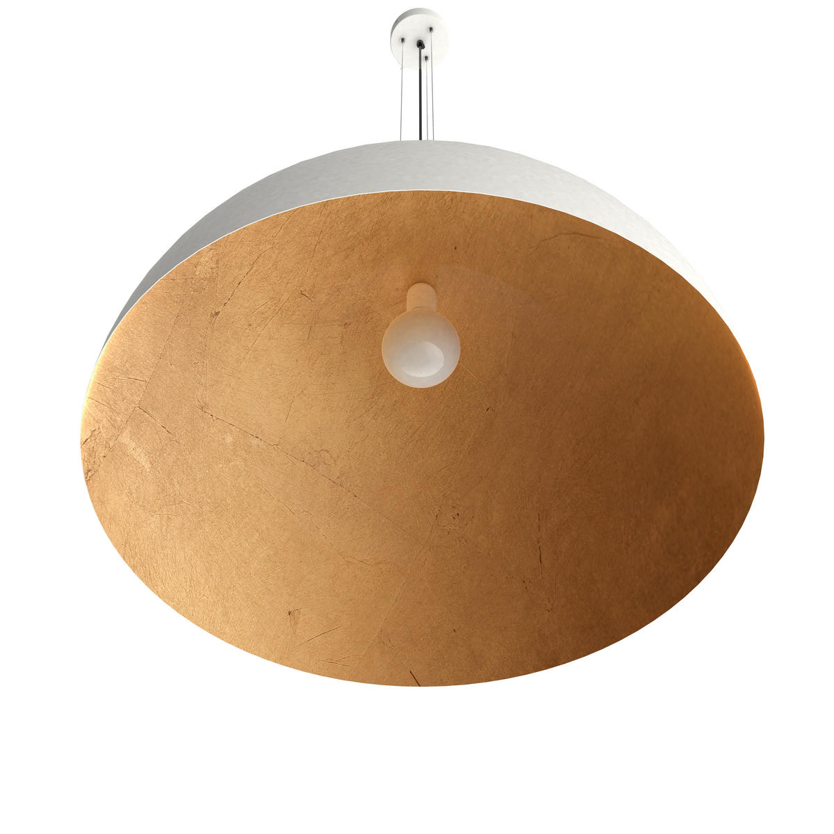 HÄNGELEUCHTE - Goldfarben, Metall (80/80/40cm) - Lumicom