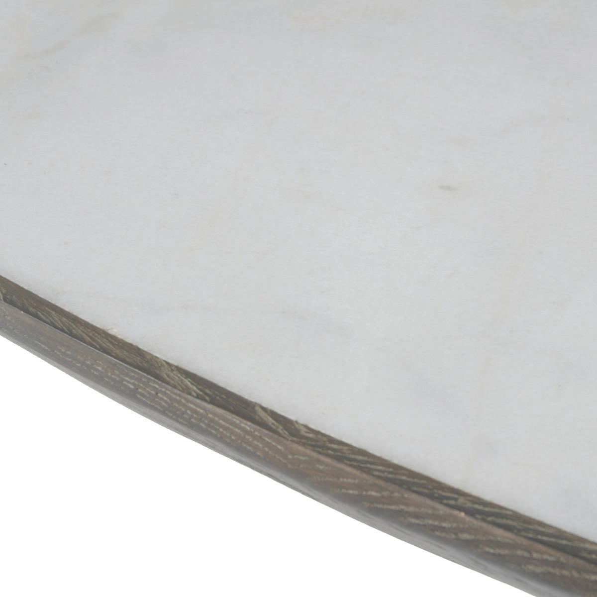 COUCHTISCH aus weißem marmor - tulipe 130/80/44 cm - Weiß, Holz (99/99/44cm) - Signature