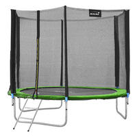 TRAMPOLIN 244 cm grün - Grün, Metall (244/239/244cm) - Hauki