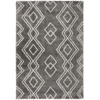 TEPPICH Berber-Design, pflegeleicht KENT NELL, Grau-Weiß 80x150 cm - Grau, Textil (80/150cm) - KADIMA DESIGN