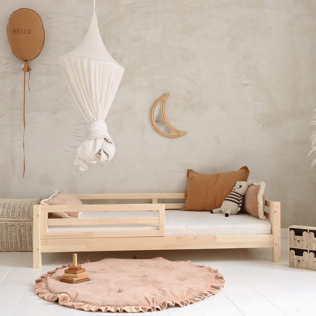 POSTEL 90/190 Myléna Dřevo - hnědá, dřevo (90/190cm) - Petits-meubles