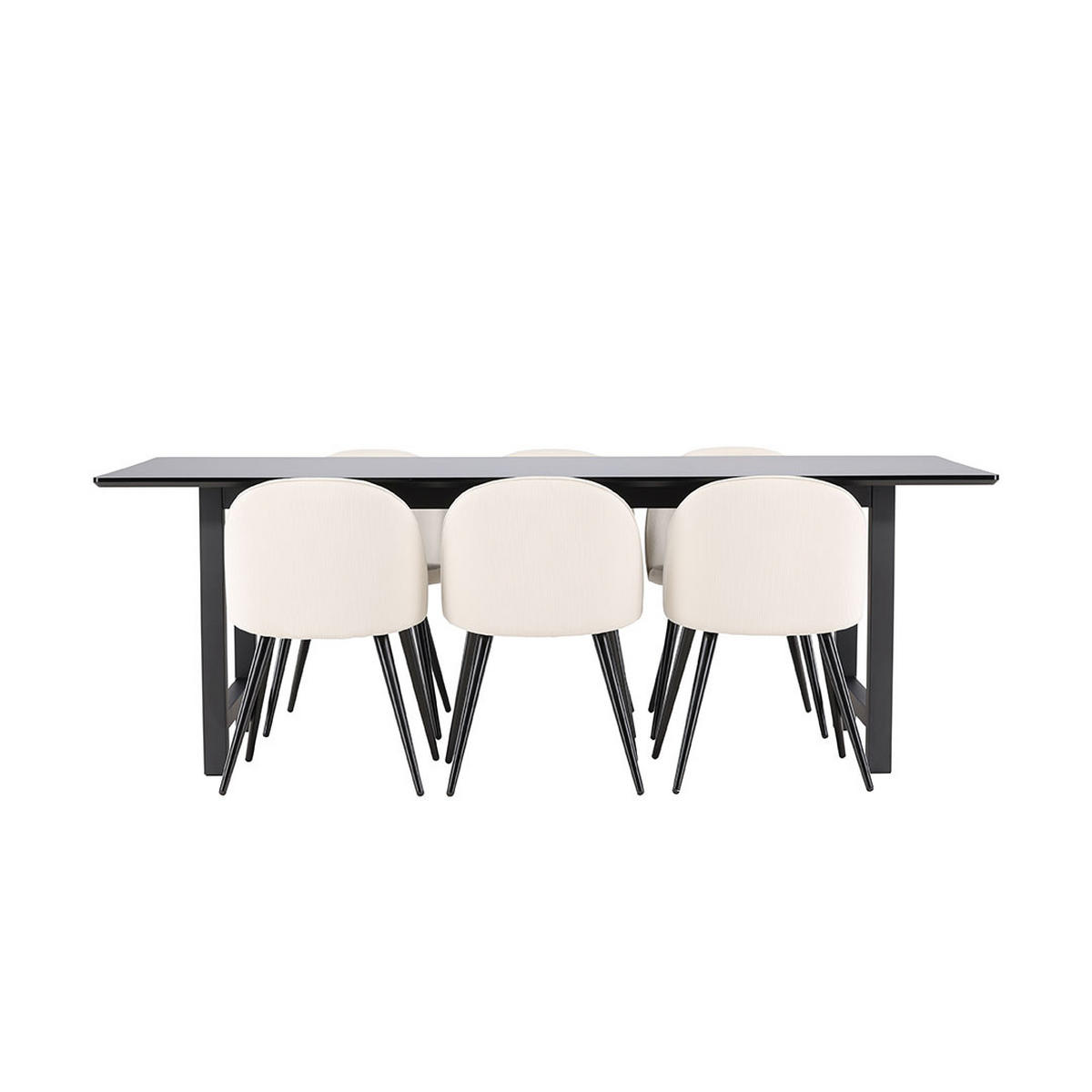 TISCHGRUPPE Beige - Beige, Holz (220/75/100cm) - ebuy24