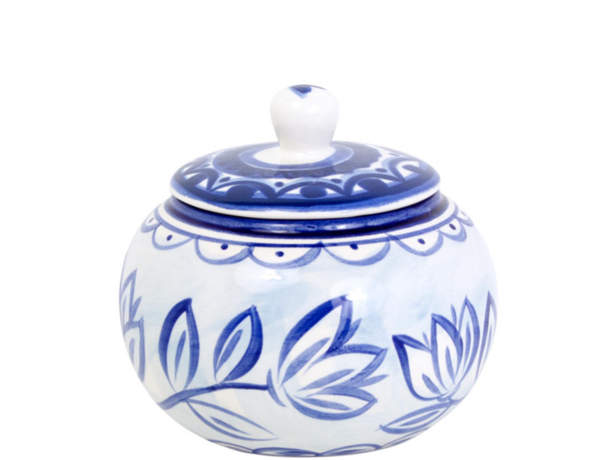 ZUCKERDOSEN Delfts Blond in Blau - 31.6cm - Multicolor, Keramik (12/31.6cm) - Blond Amsterdam