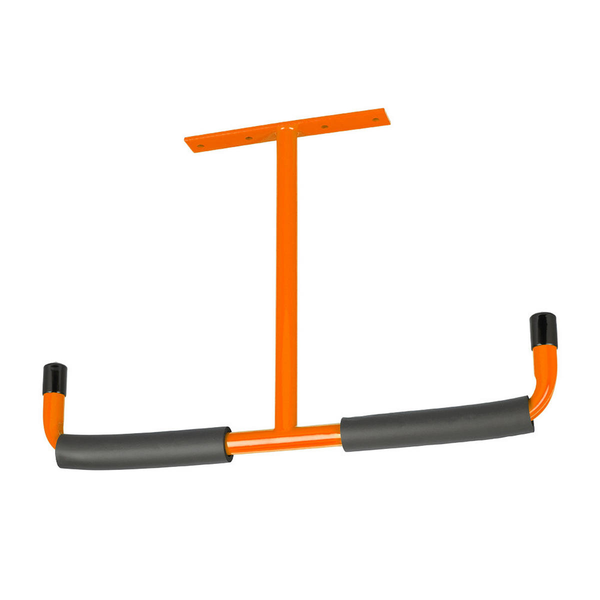 DECKENHAKEN 4 Stück T-förmige Solide Struktur aus Kohlenstoffstahl in Orange Vielseitig einsetzbar Belastbarkeit 43,5 x 29 cm - Orange, Metall (29/1/43.5cm) - Livingandhome