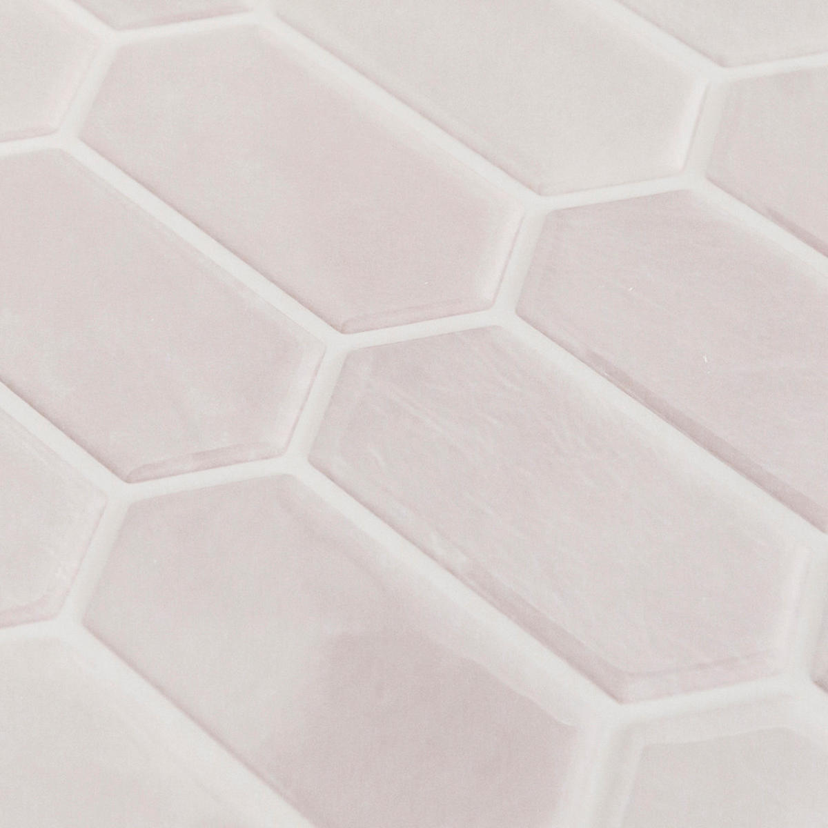 FLIESENAUFKLEBER 1 Stück 30,5 x 30,5 cm Selbstklebende Fliesen - Pera Rosa - Rosa, Kunststoff (30.5/0.12/30.5cm) - Mazovia