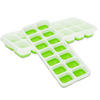 EISWÜRFELFORM 4er Set - Grün, Kunststoff (9.9/2.9/25.5cm) - Intirilife