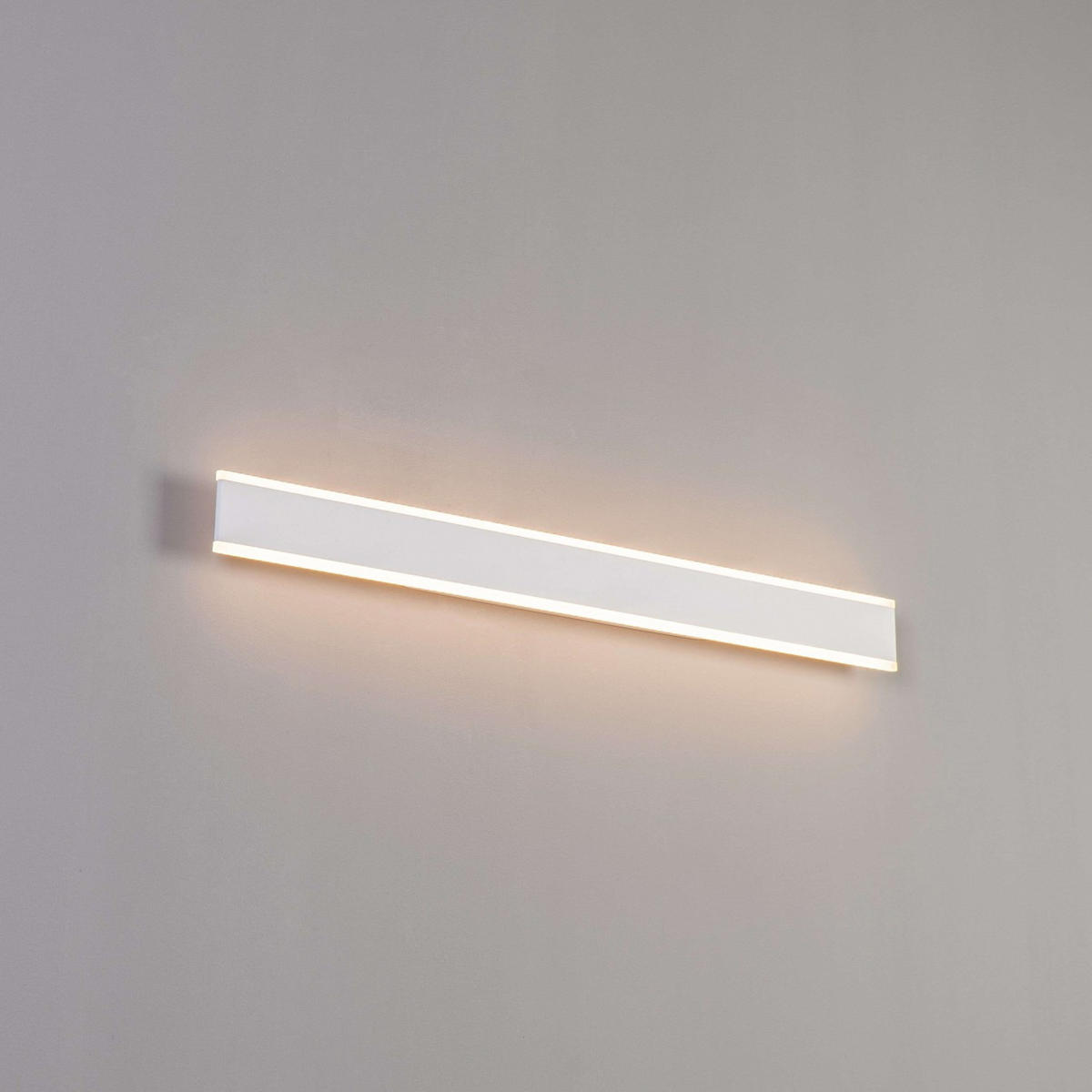 WANDLEUCHTE Bastia, Weiß, 80cm - Weiß, Metall (8/80/80cm) - KOSILUM