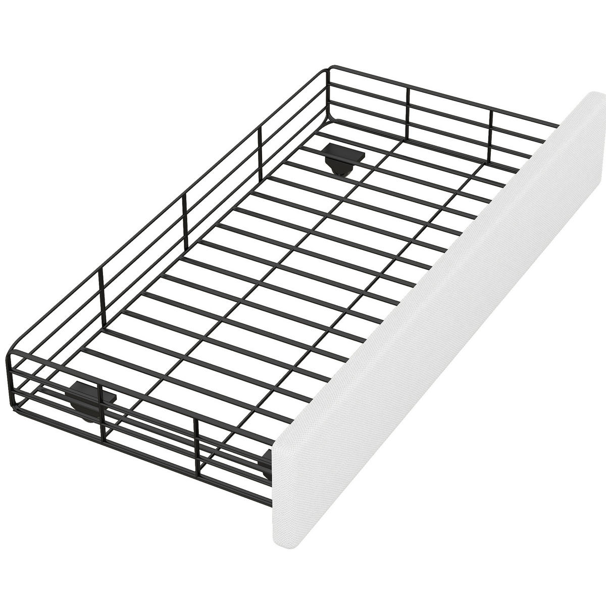 POLSTERBETT 90/200 cm mit Schubladen und gepolstertem Kopfteil in Hellbeige - Ecru, Holzwerkstoff (90/200cm) - BEAOK