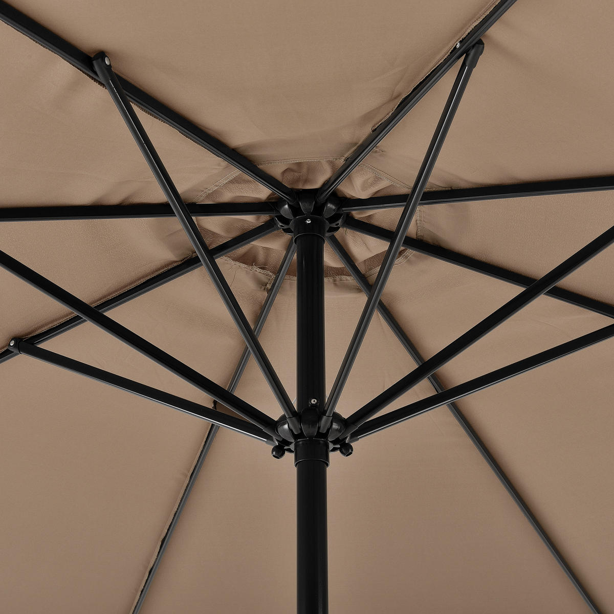 SONNENSCHIRM Budapest - Beige, Textil/Metall (300/300cm) - casa.pro