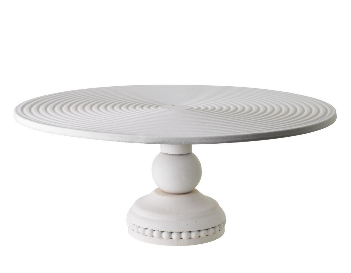 DEKOSCHALE Daz Natur 34/34/14 cm Holz - Weiß, Holz (34/14cm) - Mondex