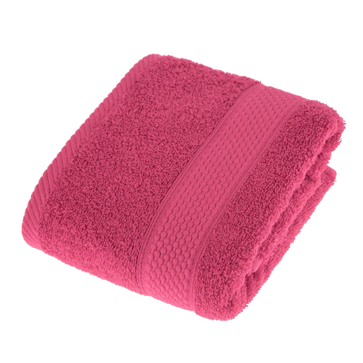 HANDTUCH Essential himbeere - Pink, Textil (50/90cm) - Homescapes