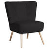 SESSEL Kassi Bezug Kunstleder Buche natur / schwarz - Schwarz, Kunststoff (69/80/68cm) - 58aufmkessel