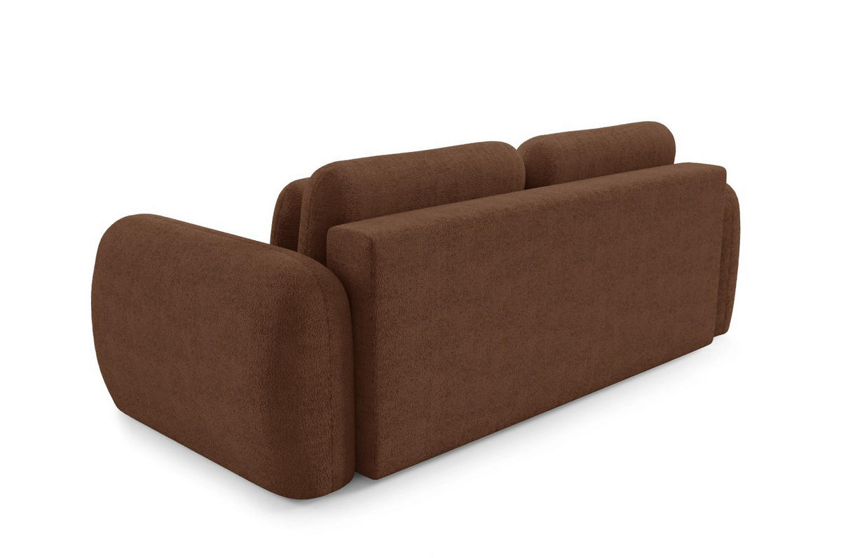 SCHLAFSOFA mit Bettkasten Premium Braun - Schwarz/Braun, Holz/Holzwerkstoff (266/95/110cm) - Furnisell