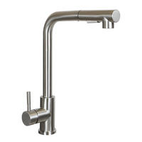 WASCHTISCHARMATUR Brandisi 5/36/25 cm - Silberfarben, Metall (5/36/25cm) - ZMH