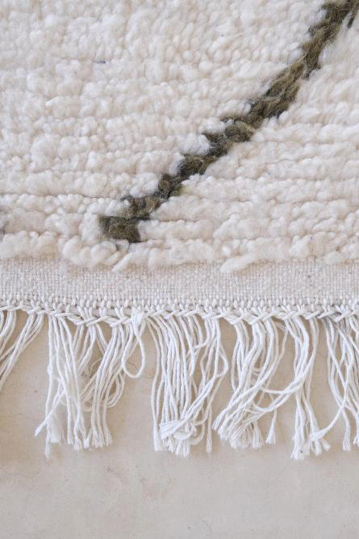 BERBERTEPPICH aus reiner Wolle 148x 245 cm - Weiß, Naturmaterialien (148/245cm) - AFK Living